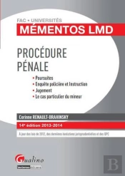 Mementos Lmd - Procedure Penale, 14eme Edition