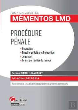 Bertrand.pt - Mementos Lmd - Procedure Penale, 14eme Edition