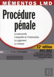 Mementos Lmd-Procedure Penale,12eme Edition