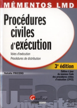 Bertrand.pt - Mementos Lmd - Procedures Civiles D'Execution, 3eme Edition