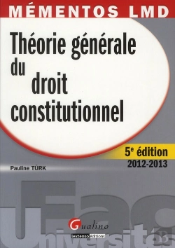 Bertrand.pt - Mementos Lmd-Theorie Generale Du Droit Constitutionnel - 5e Edition