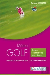 Memo Golf - Conseils Et Astuces De Pro - Bases Techniques Pour Tous : 60 Fiche