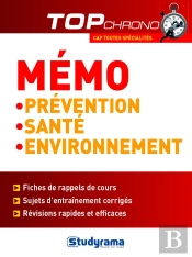 Mémo ; Prévention, Santé, Environnement ; Cap Toutes Spécialités