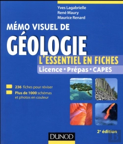 Bertrand.pt - Mémo Visuel De Géologie ; L'Essentiel En Fiches Et En Couleurs