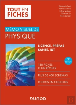Bertrand.pt - Mémo Visuel De Physique ; L'Essentiel En Fiches (3e Édition)