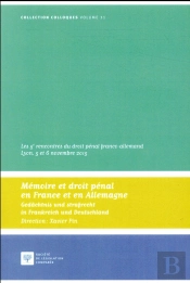 Memoire Et Droit Penal En France Et En Allemagne