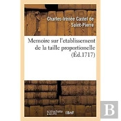 Memoire Sur L'Etablissement De La Taille Proportionelle