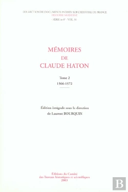 Bertrand.pt - Memoires De Claude Hatton T.2 ; 1566-1572