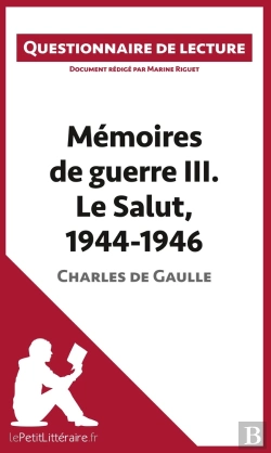 Bertrand.pt - Mémoires De Guerre Iii : Le Salut, 1944-1946 De Charles De Gaulle