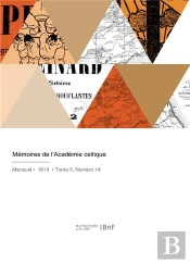 Mémoires De L'Académie Celtique