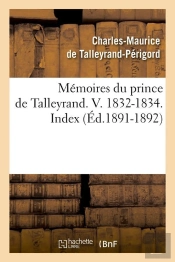 Memoires De Talleyrand V Edition 1891 1892