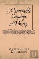 Memorable Sayings Of Poetry