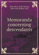 Memoranda Concerning Descendants