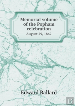 Bertrand.pt - Memorial Volume Of The Popham Celebration August 29, 1862