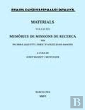 Memòries De Missions De Recerca. Volum Xv