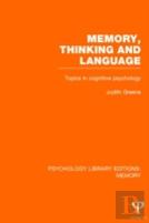Memory, Thinking And Language (Ple: Memory)