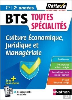 Bertrand.pt - Mémos Réflexes : Bts Toutes Spécialités : Culture Économique, Juridique Et Managériale : 1re/2e Années (Édition 2022)