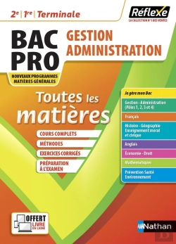Bertrand.pt - Mémos Réflexes T.12 ; Toutes Les Matières : Bac Pro Gestion Administration (Édition 2021)