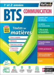 Mémos Réflexes Tome 16 : Toutes Les Matières ; Bts Communication ; 1re Et 2e Années (Édition 2023/2024)