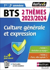 Mémos Réflexes Tome 98 : Bts ; Culture Générale Et Expression ; 2 Thèmes ; 1e, 2e Années (Édition 2023/2024)