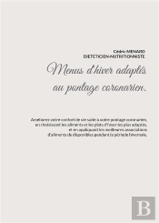 Menus D Hiver Adaptes Au Pontage Coronar - -