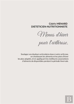 Bertrand.pt - Menus D Hiver Pour Arthrose - -