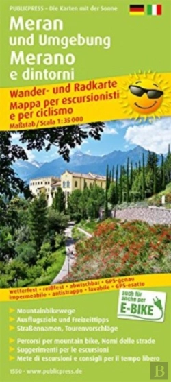 Bertrand.pt - Meran And Surroundings, Hiking And Cycling Map 1:35,000