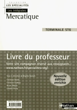 Bertrand.pt - Mercatique Terminale Stg Les Specialites/Les Integralesprofesseur 2008