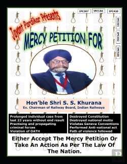 Bertrand.pt - Mercy Petition For Shri S. S. Khurana, Ex. Chairman Of Railway Board
