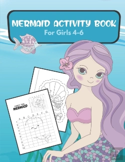 Bertrand.pt - Mermaid Activity Book For Girls 4-6