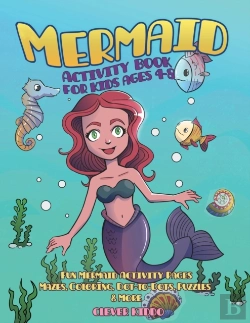 Bertrand.pt - Mermaid Activity Book For Kids Ages 4-8