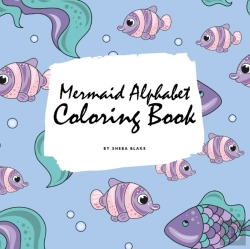 Bertrand.pt - Mermaid Alphabet Coloring Book For Children (8.5x8.5 Coloring Book / Activity Book)