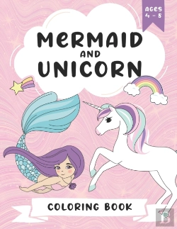Bertrand.pt - Mermaid And Unicorn Coloring Book