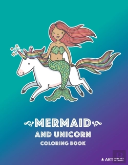 Bertrand.pt - Mermaid And Unicorn Coloring Book: Color