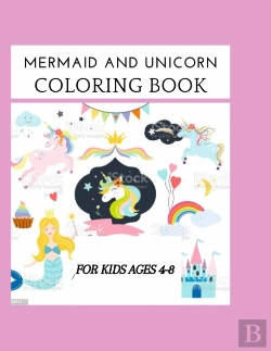 Bertrand.pt - Mermaid And Unicorn Coloring Book For Kids Ages 4-8