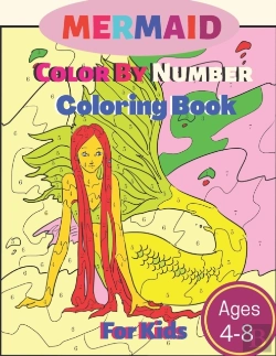 Bertrand.pt - Mermaid Color By Number Coloring Book For Kids