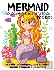 Mermaid Coloring And Activity Book For Kids