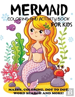 Bertrand.pt - Mermaid Coloring And Activity Book For Kids
