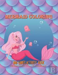 Mermaid Coloring And Games Activity Book