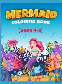 Bertrand.pt - Mermaid Coloring Book Ages 4-8