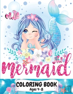 Bertrand.pt - Mermaid Coloring Book Ages 4-8