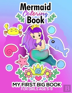 Bertrand.pt - Mermaid Coloring Book For Girls Age 5-9
