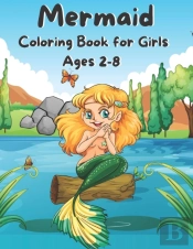 Mermaid Coloring Book For Girls Ages 2-8