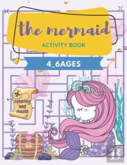 Mermaid Coloring Book For Girls Ages 4-6