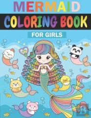 Mermaid Coloring Book For Girls