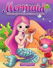 Mermaid Coloring Book For Girls