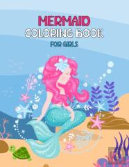 Mermaid Coloring Book For Girls