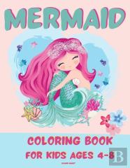 Mermaid Coloring Book For Kids 4-8