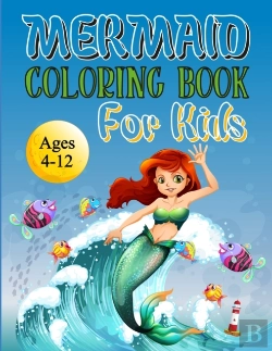 Bertrand.pt - Mermaid Coloring Book For Kids Ages 4-12