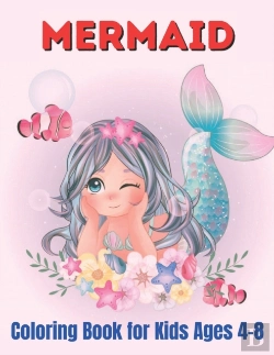 Bertrand.pt - Mermaid Coloring Book For Kids Ages 4-8